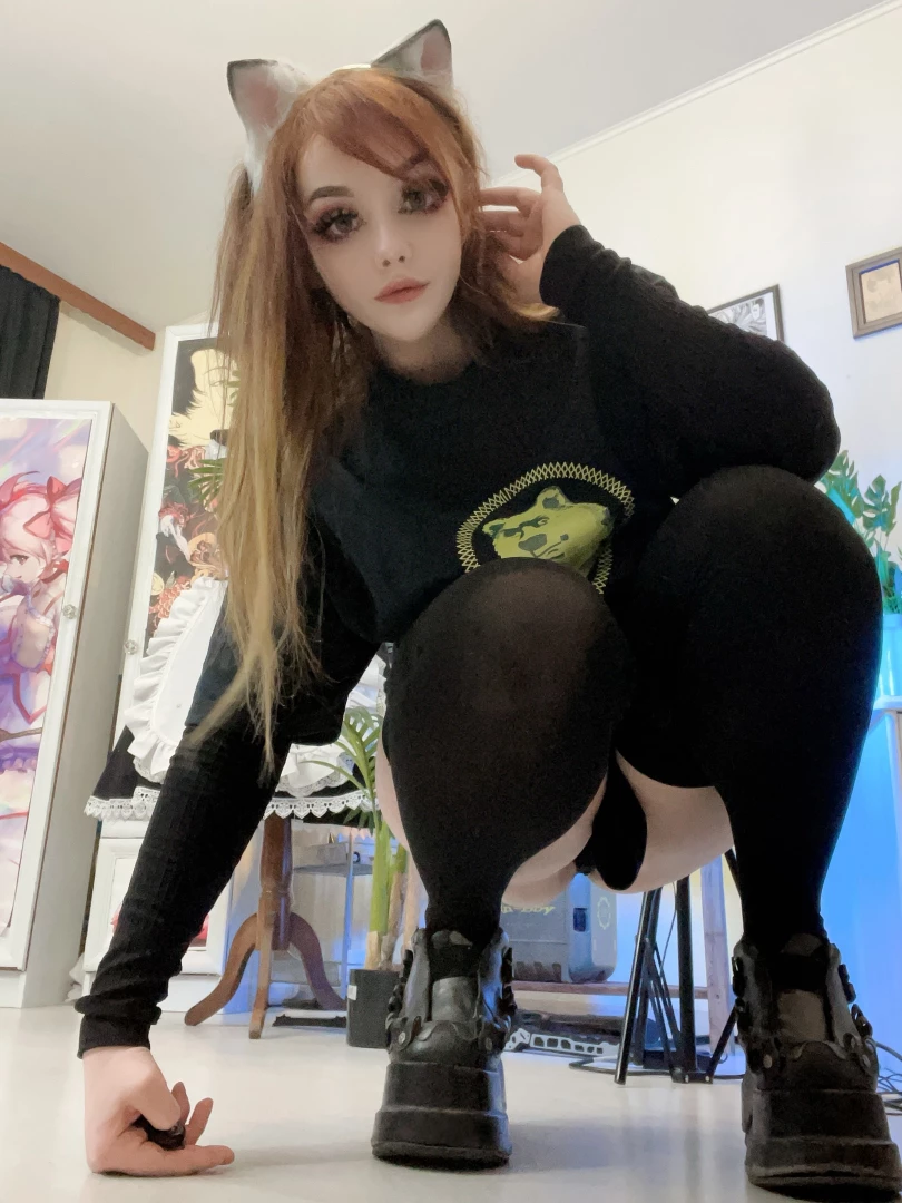 Date with me fyp foryou ass booty panties legs tattoo longhair neko part 1 