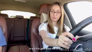 First time driving a car with stepson goes wrong this motherfucker