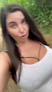 I m walking around the village and i recorded myself for you part 1