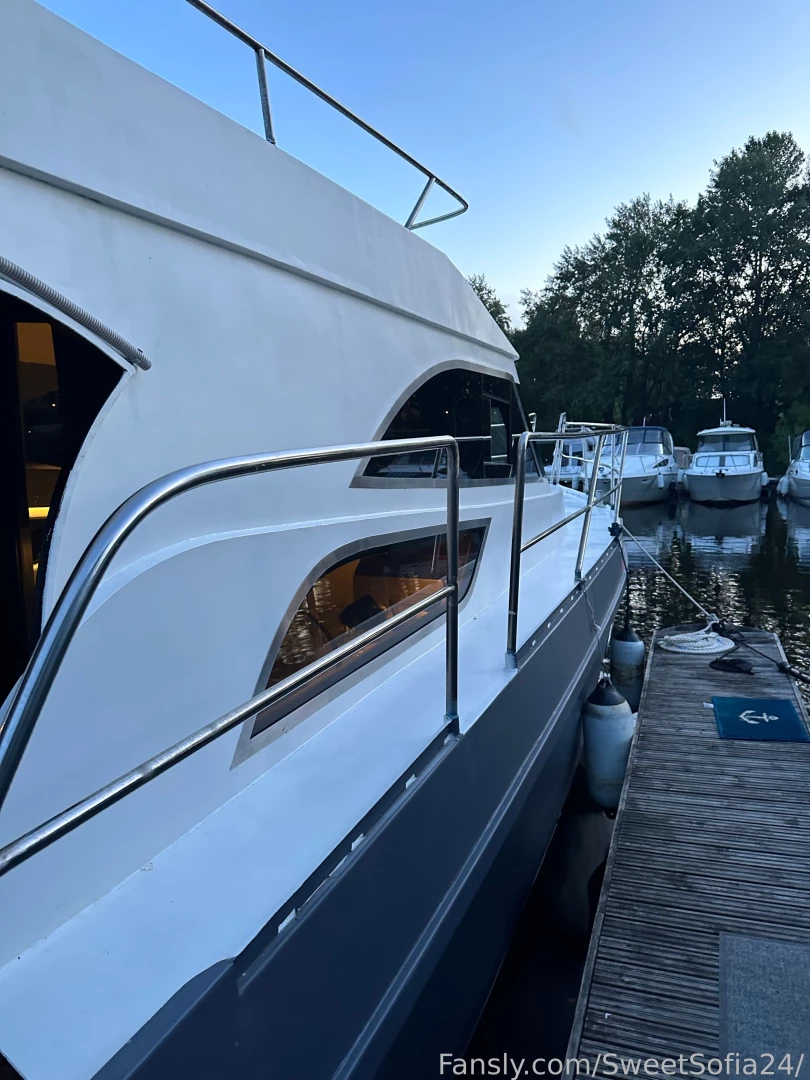 Yesterday on a yacht 