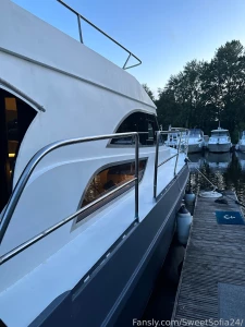 Yesterday on a yacht