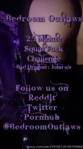 2 5 minute squat fuck challenge would you last