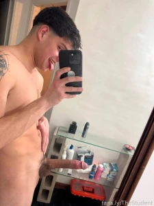 Clean it with your tongue fyp big cock milking sexy boy part 1