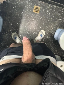 My cock after jerking off hard