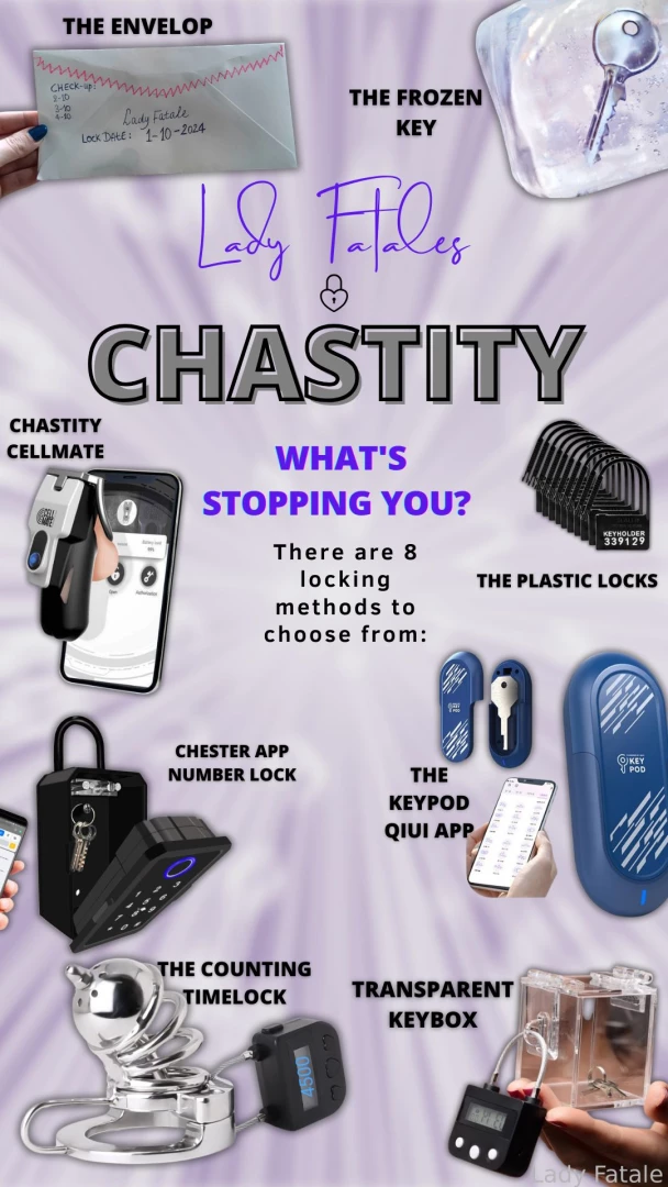 What s stopping you there are 8 locking methods to choose from can t 