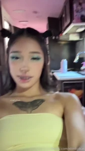 I switched to blue rubber bands for my braces so i did some bloo