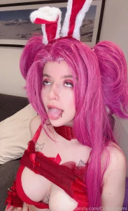 Cum on me egirl ahegao boobs ass cosplay submissive dominant