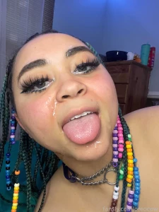 Wanna see daddy cum on my face _daddcow_ lightskin couples couple cum part 1