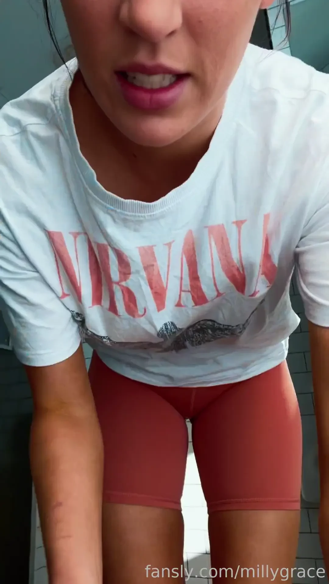 Fingering at the gym something about exercise just gets me horny so i 