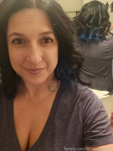 Went and spent some money on myself today haircut and coloring part 1