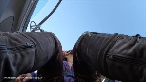New video uploaded - thigh highs i decided to wear just a cardigan