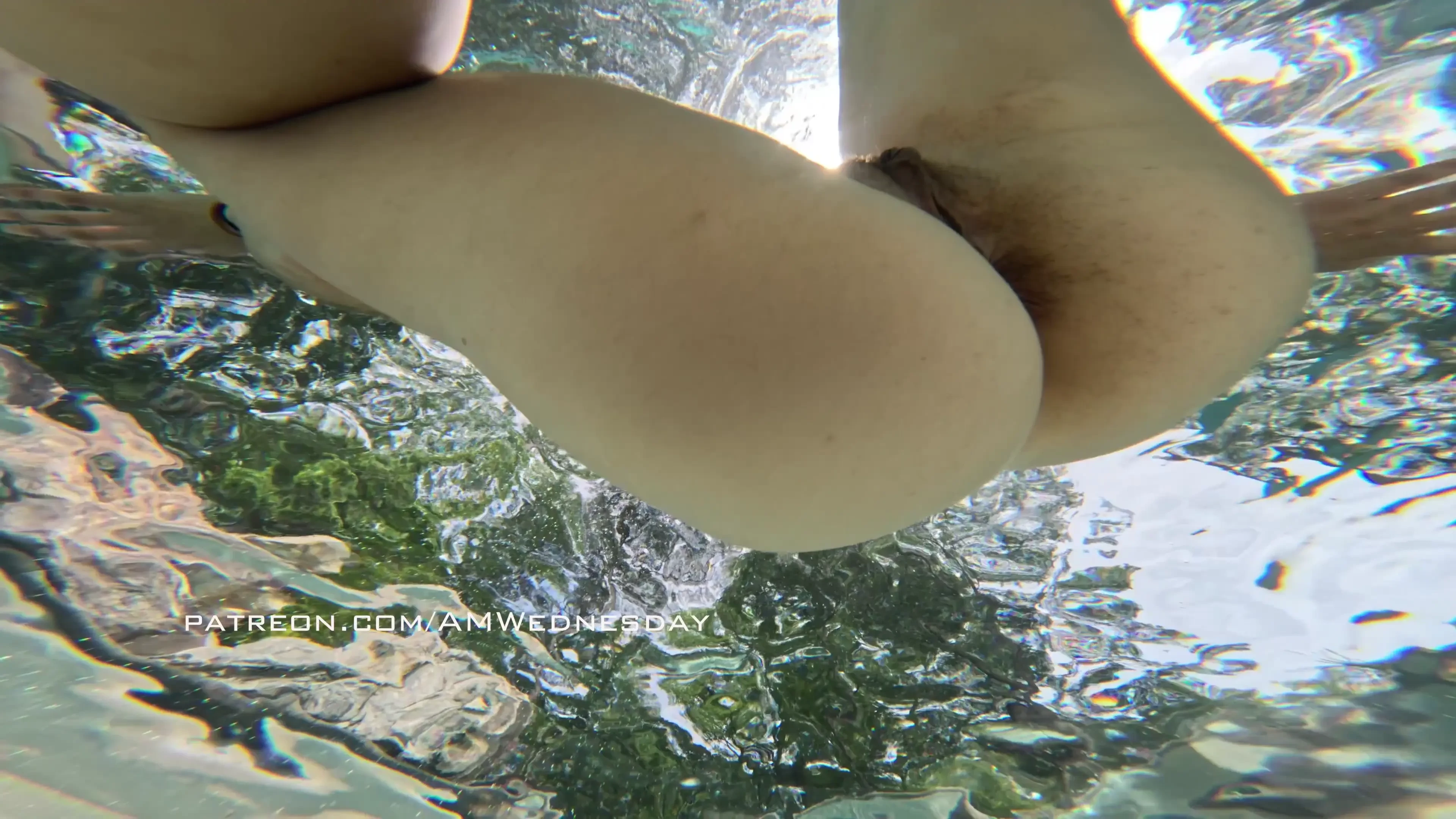 Closeup at the bottom of the pool closeup swimming skinnydip 