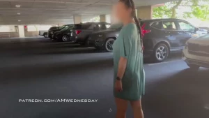 Parking garage fail trying to explore a parking garage but someone was
