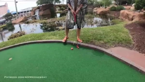 New video uploaded - mini golf sequel i play a round of mini golf in