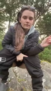 Went for a walk and i had to pee soooo bad i m really glad i got an