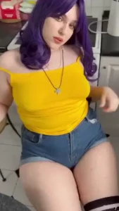 Do you want me to continue cosplay misato evangelion smalltits thick