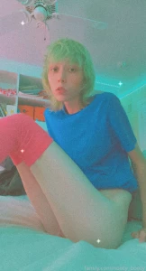 Pink sock make the pussy pop part 4