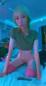 Pink sock make the pussy pop part 7