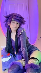 Gengar so happy to be matching with one of my fav plushies part 4
