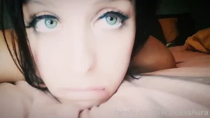 Watch my pretty little mouth and eyes during an intense orgasm in my
