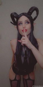Fyp succubus costume cosplay devil demon brat princess latex part 46