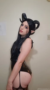 Fyp succubus costume cosplay devil demon brat princess latex part 3