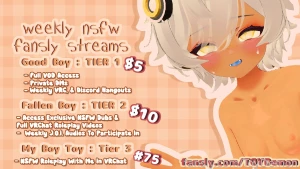 Heya big guy new lower prices just dropped come have fun with me or