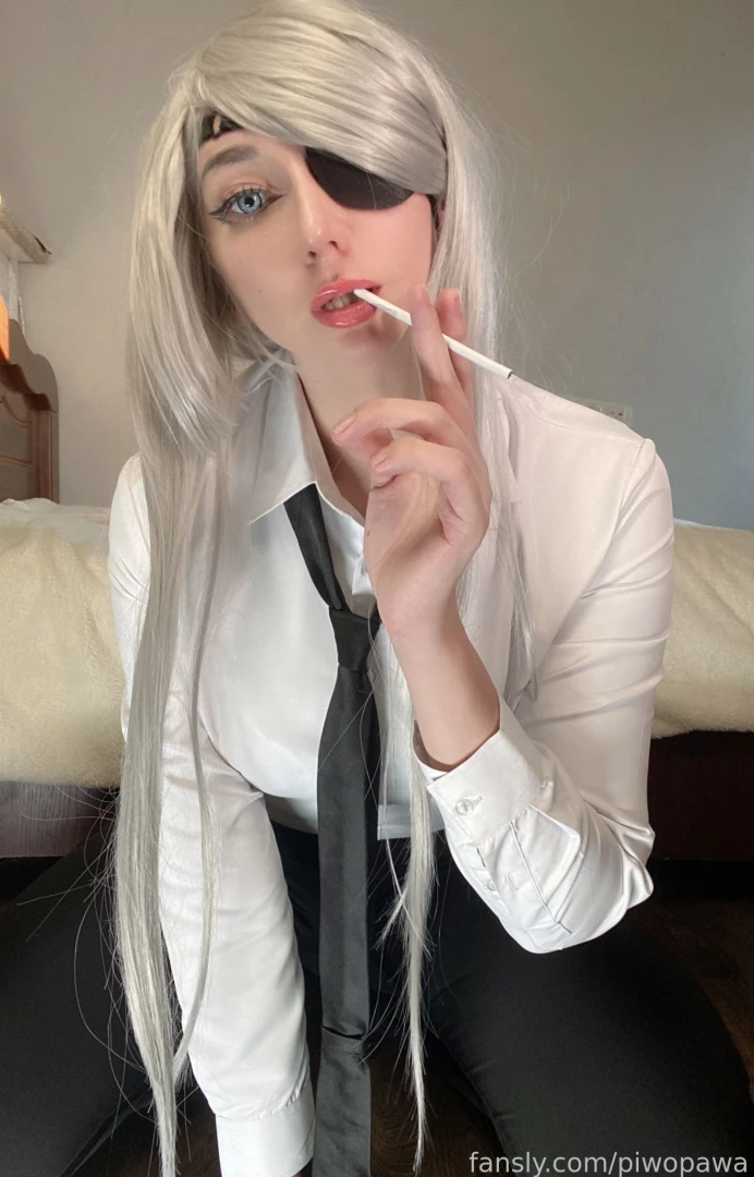 Will you light my cigarette cosplay chainsawman manga hips bigass part 1 