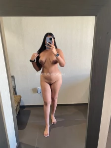 Naked mirror selfie for you fyp selfie tits boobs pussy naked nude