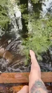 That was an amazing spa day in the forest feet footfetish