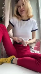 Let s try on the new lace short socks part 2