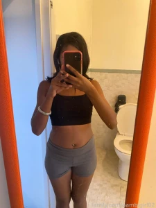 After the gym i m trying to get toner indian desi asian brown