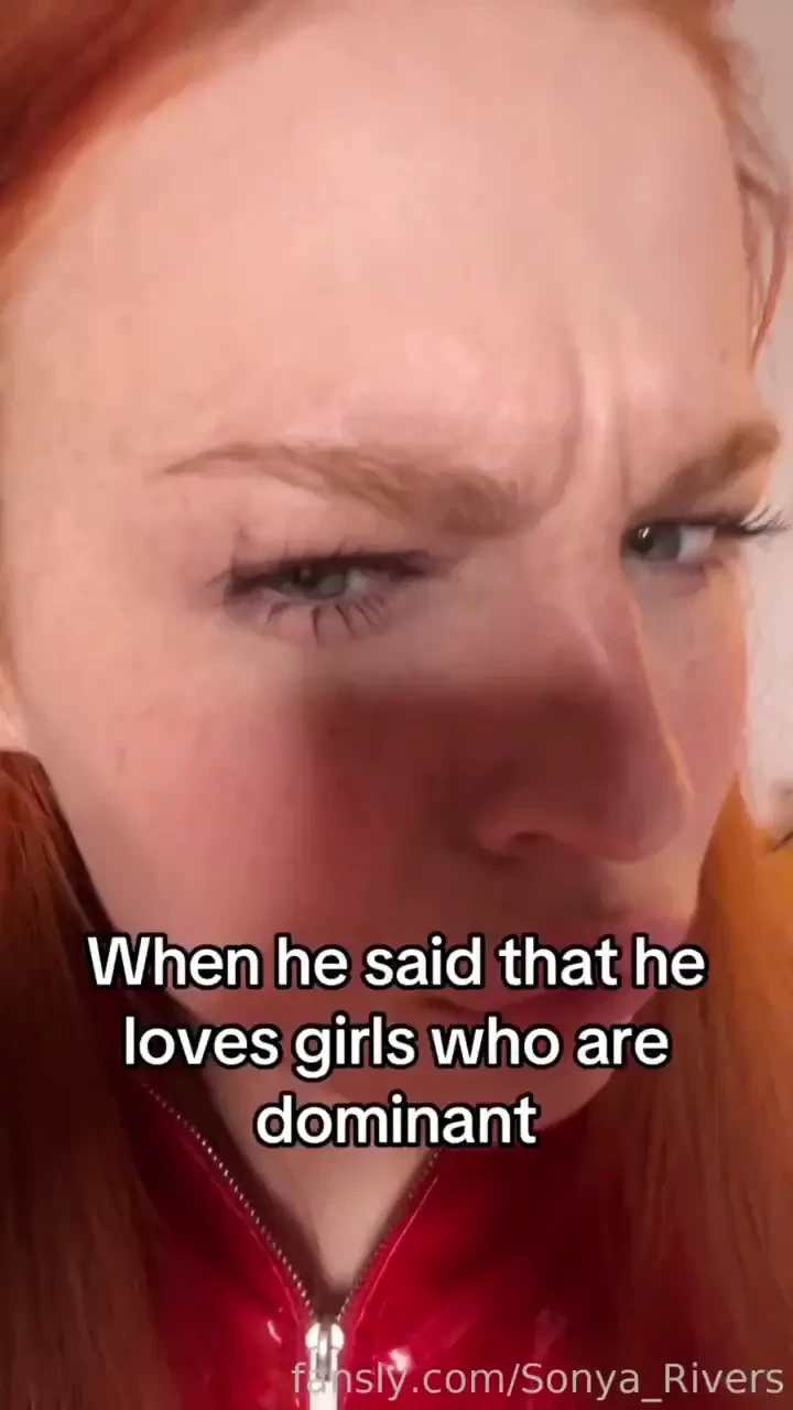 Do you like it when a girl dominates you femdom domination ginger 