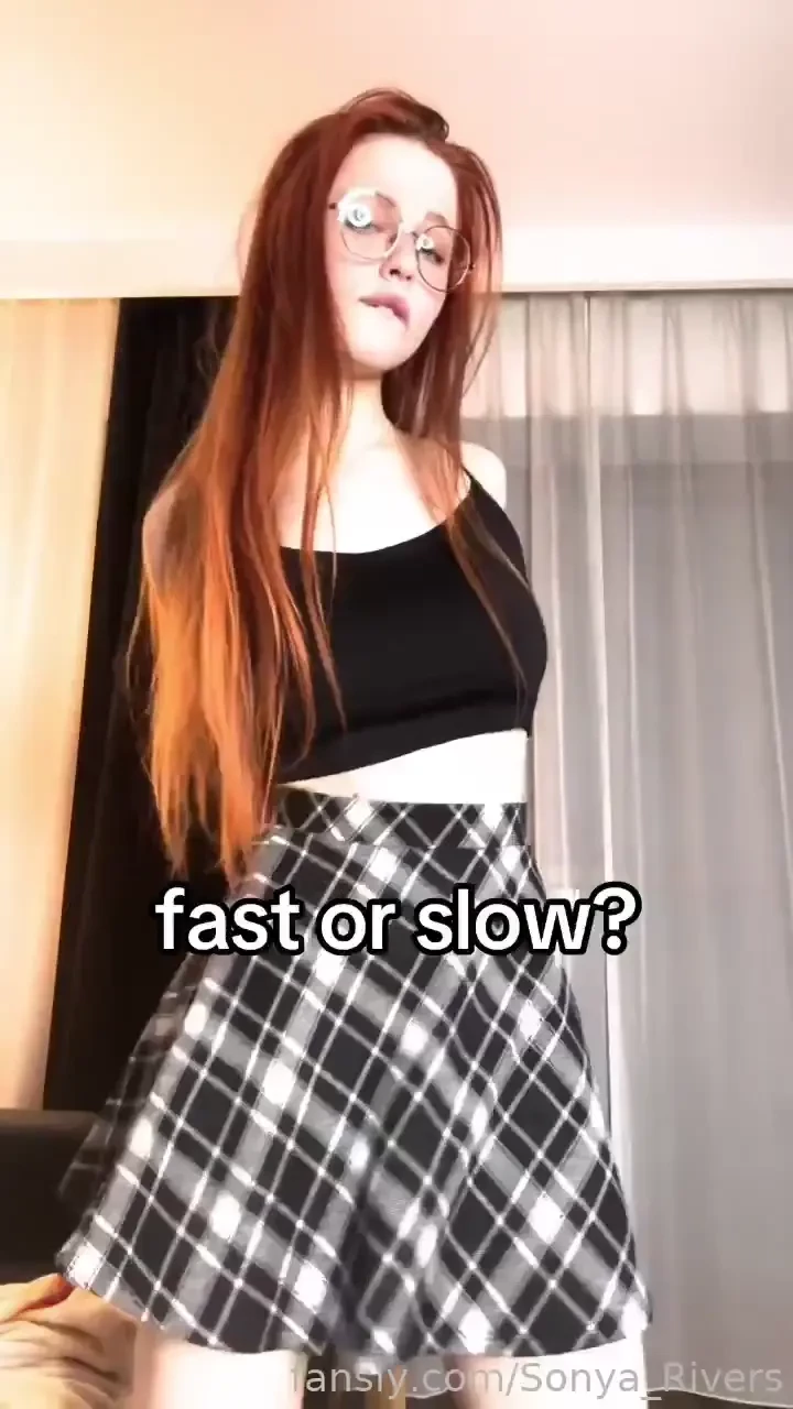 Fast or slow redhead ginger young teen 18 teenpussy tiktok bigboobs 