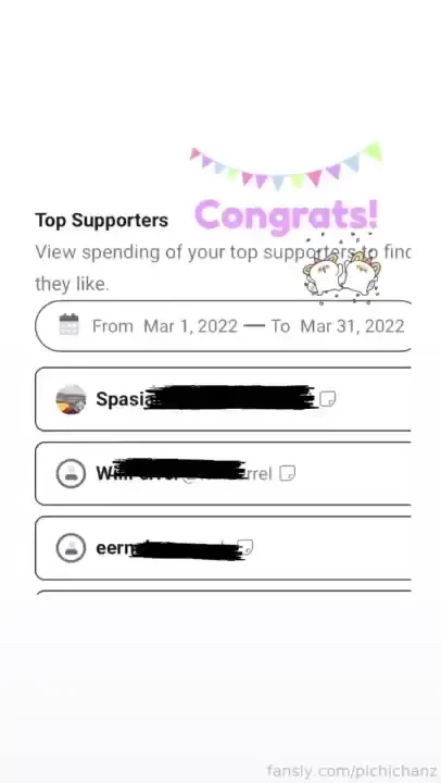 Top supporters announce here s my top 3 supporters of march 