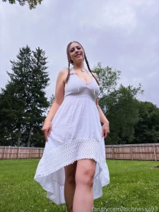 Enjoying the summer weather at home