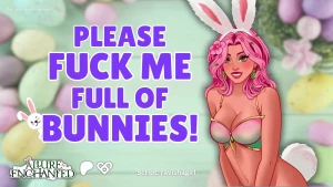 Hey loves synopsis you awaken to find the easter bunny kissing you she