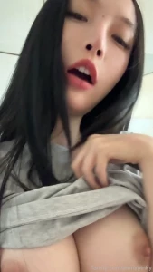 Fuck me in my bedroom fyp asian boobs nude cute tits sex masturbation
