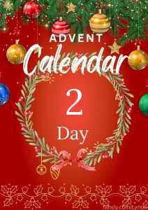 The second day of advent calendar is here thank u so much for your