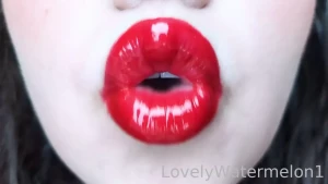 Want to be covered in juicy red kisses well look no further doll my