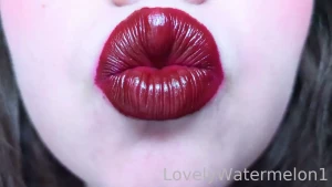 Mmmm be still and let me cover you in these bold creamy kiss marks i