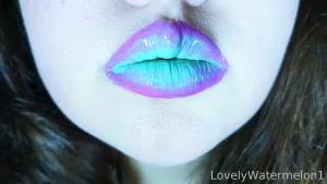 My lips look like they ve fallen from a dream glossed in clear light