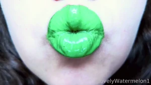 My lips are like grass glades fresh untamed and kissed by the minty
