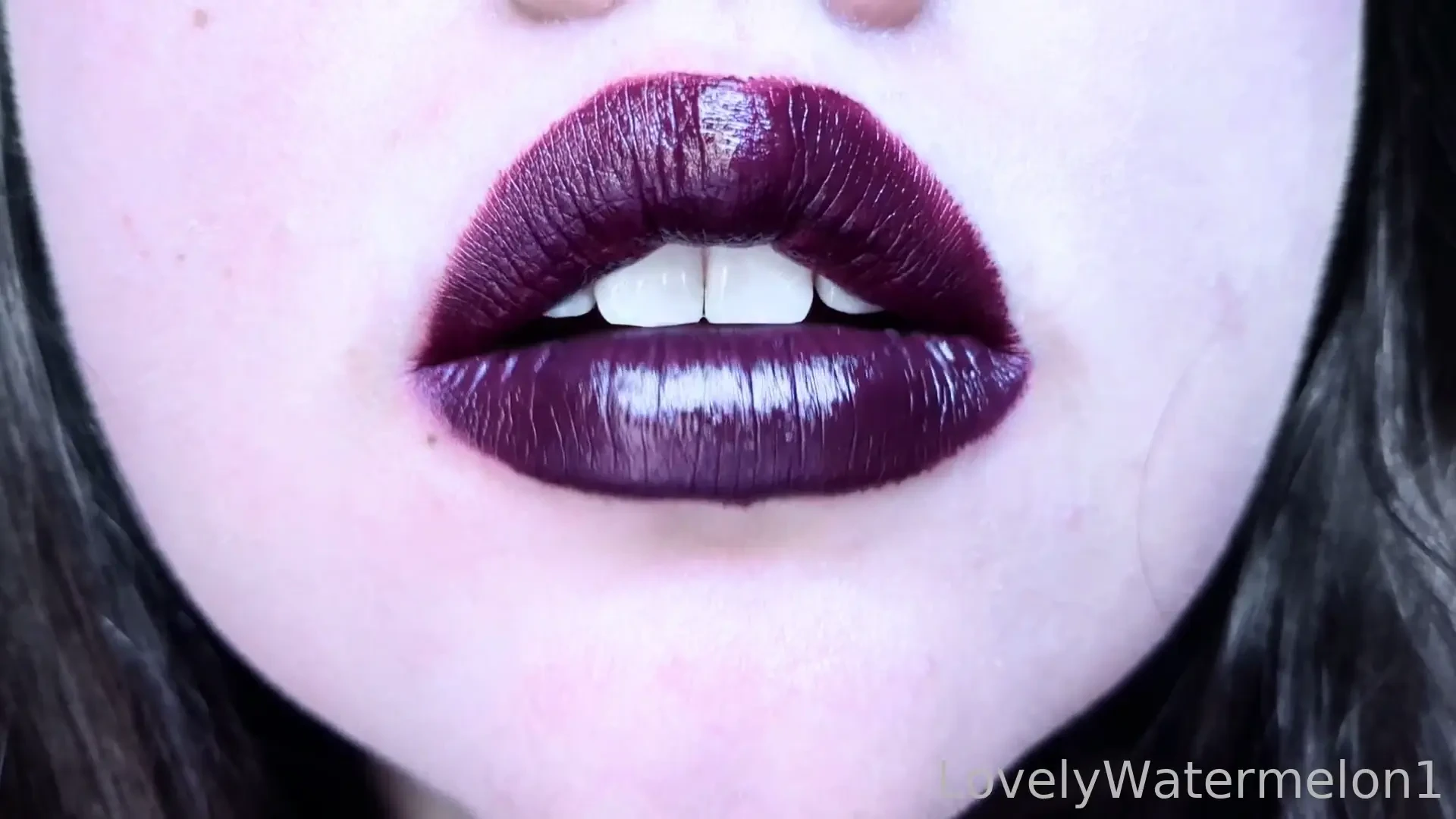 Just relax and be a good kiss canvas for me let me cover you 