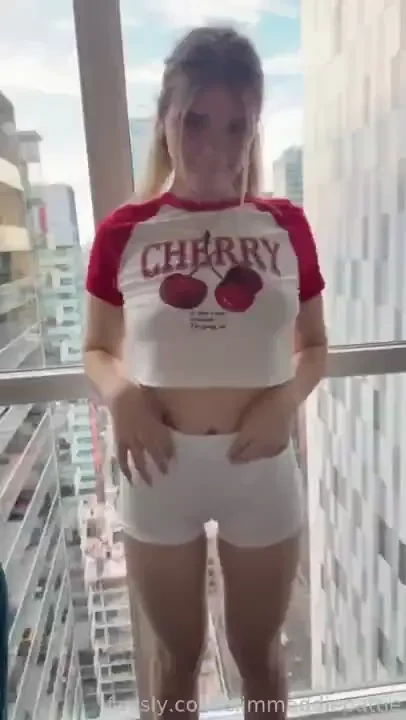 Do you wanna see my cherries fyp teen 18 cutie blonde cameltoe 