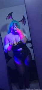 Might do a full morrigan set soon fyp morrigan cosplay cosplaygirl bbw part 1