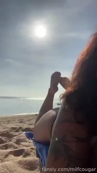 Would you massage my feet while i m getting suntan outdoor public 