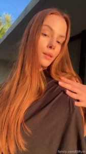 Beautiful sunset light isn t it fyp redhair natural real life