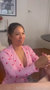 Mmmmm good morning fyp handjob asian bigtits nipples oil teen young
