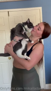 mikailadancerlifestyle - He loves giving kisses if anyone else has cats what are some really 